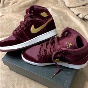 Maroon / Gold Jordan’s